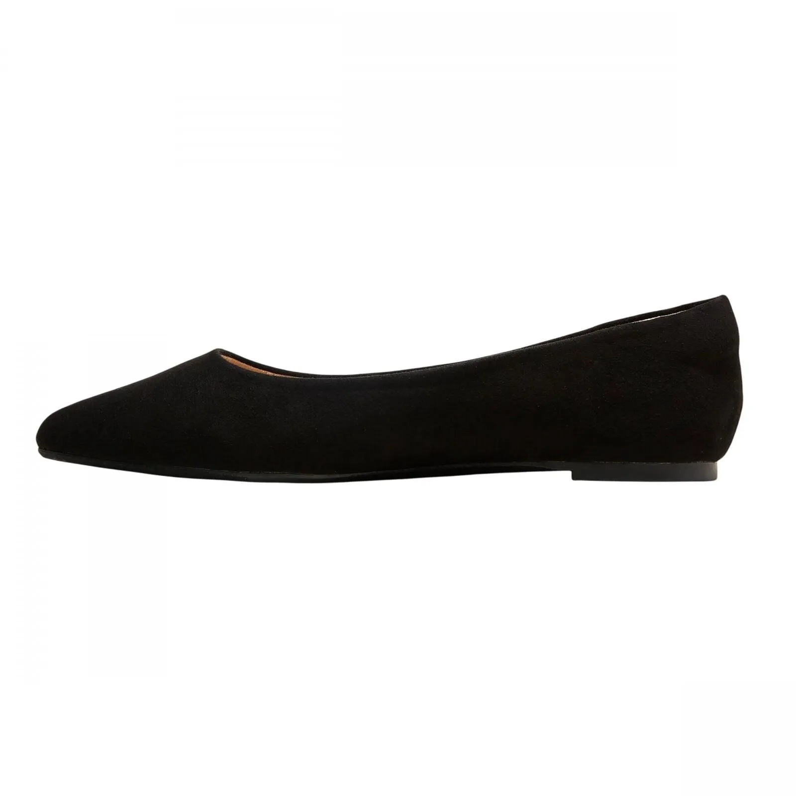 A New Day Corinna Wide Width Ballet Flats with Memory Foam Insole Black 6.5W