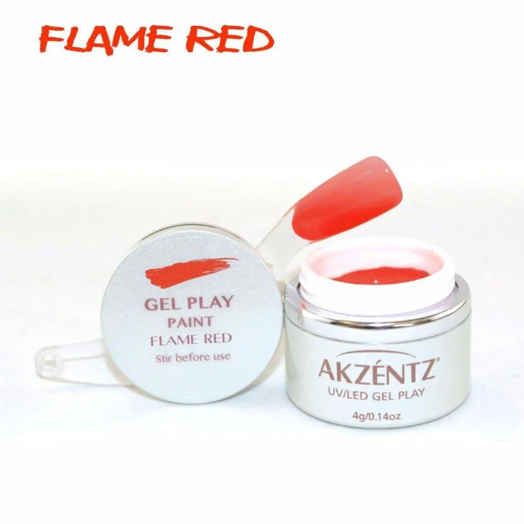 Akzentz Gel Play - Paint Flame Red