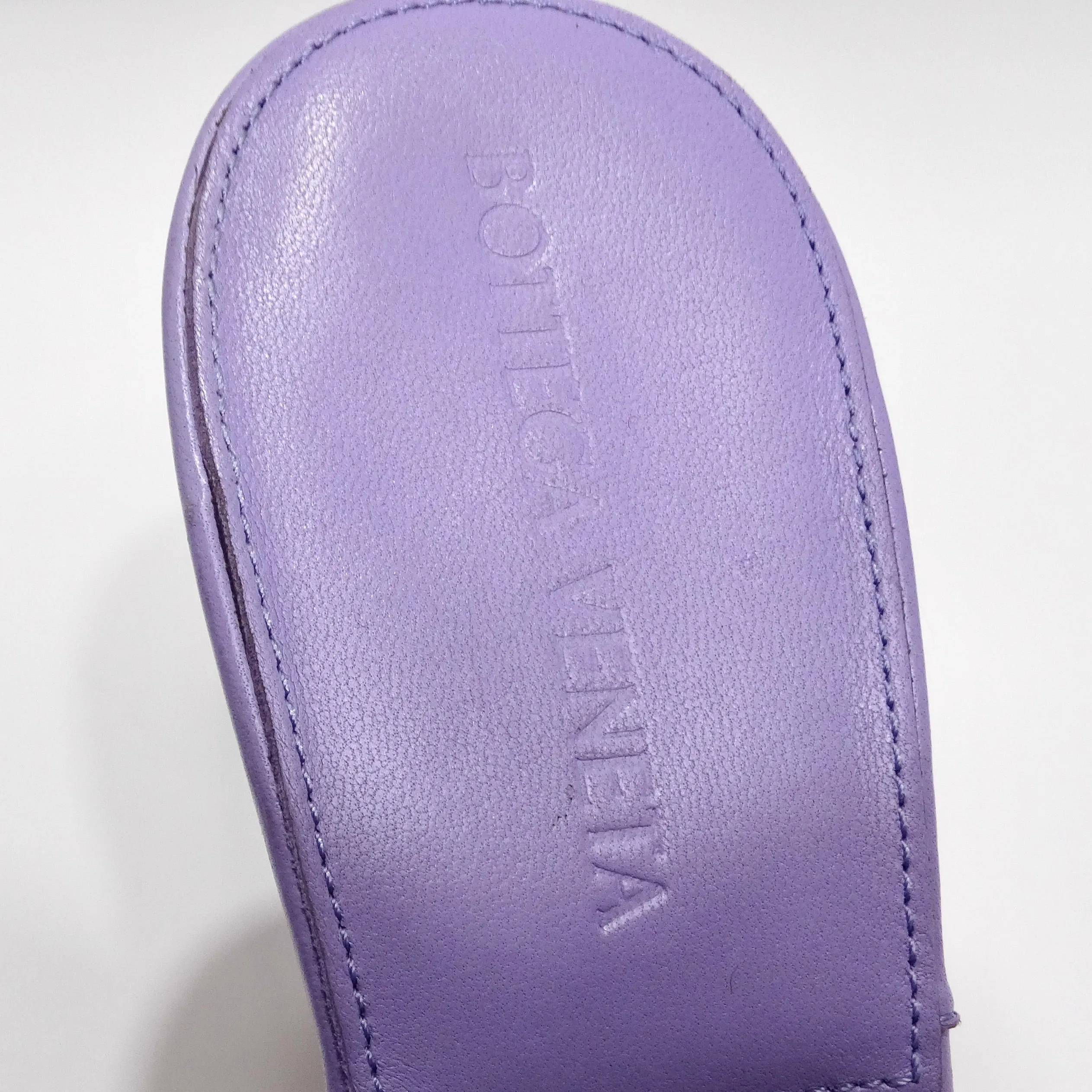 Bottega Veneta Purple Lido Sandals