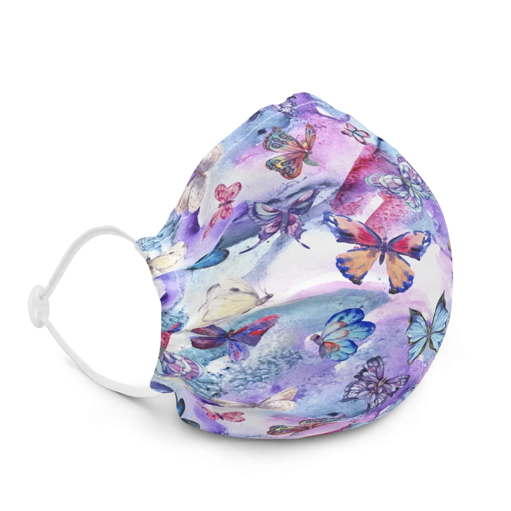 Butterflies Premium face mask