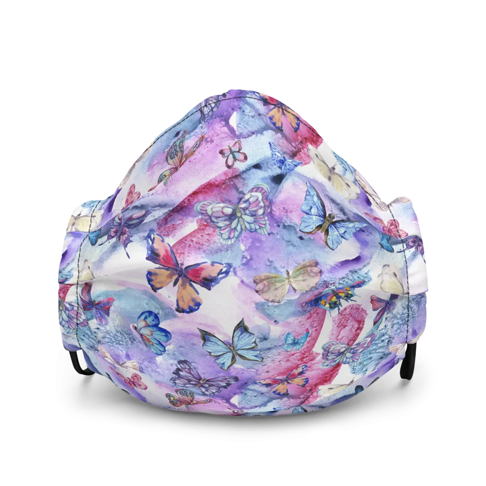 Butterflies Premium face mask