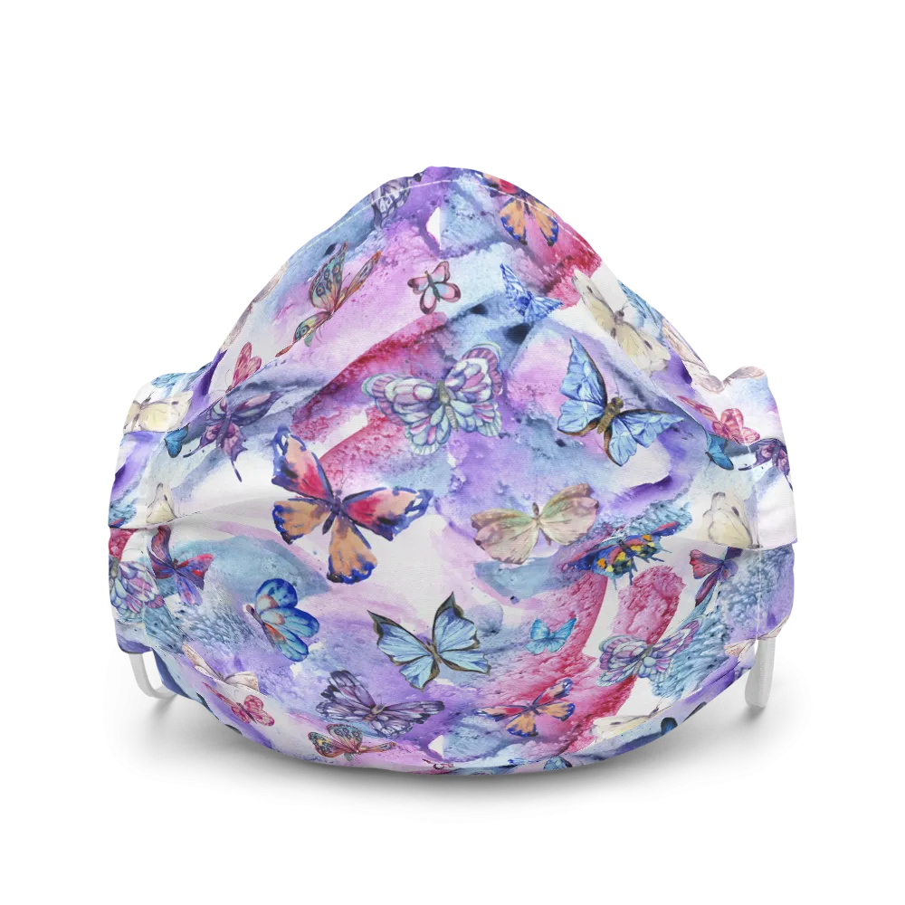 Butterflies Premium face mask