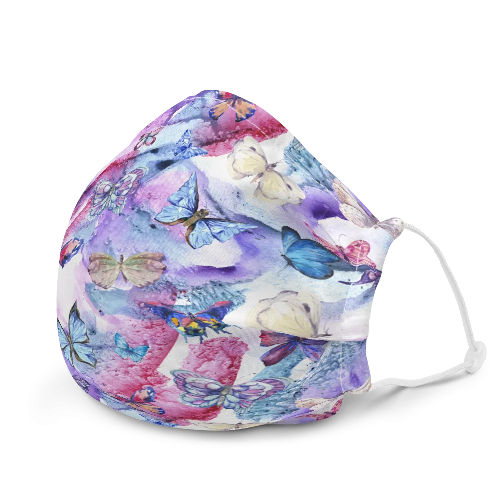 Butterflies Premium face mask