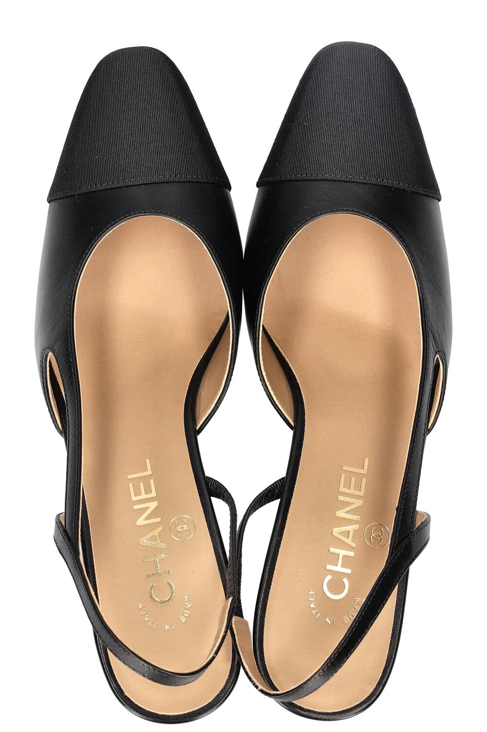 CHANEL Classic Slingback Heels Black