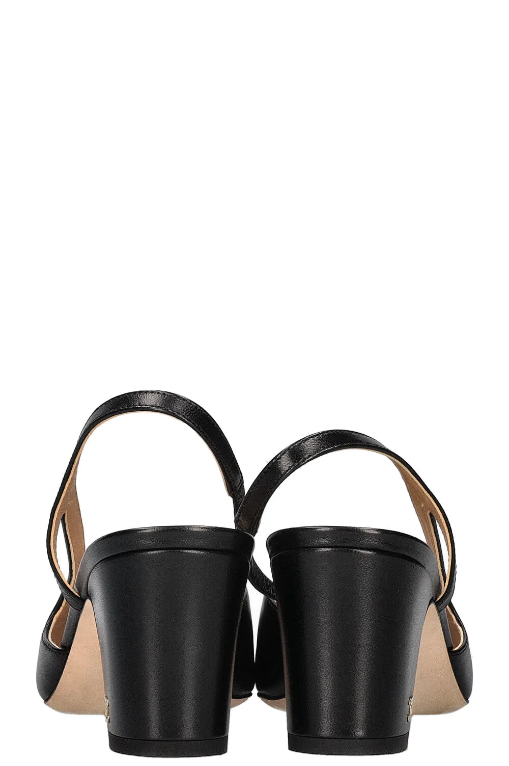 CHANEL Classic Slingback Heels Black