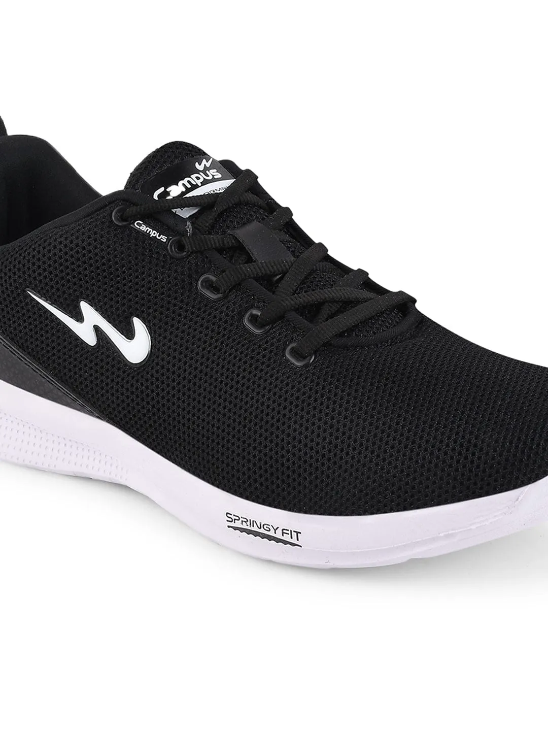 CRUNCH Black Men's Running Shoes
