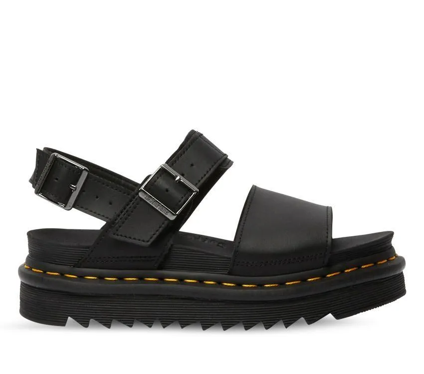 Dr Martens Voss Sandal Black Hydro Leather 24233001