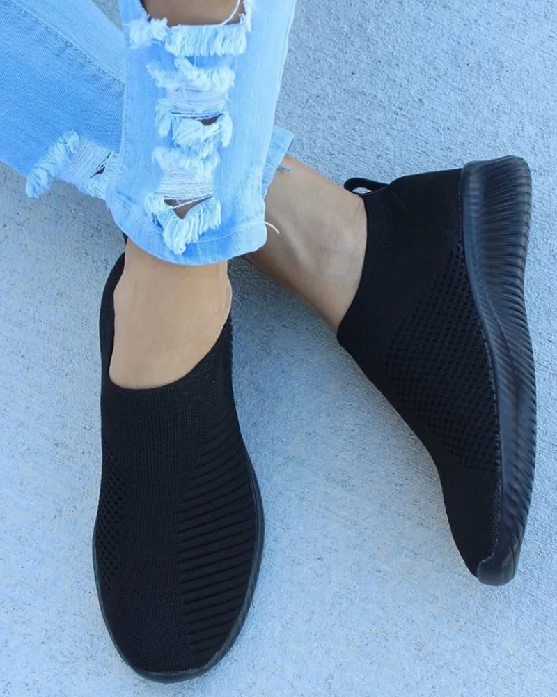 Ellis Casual Slip-on Sneakers | Comfy Lichtgewicht dames instap-sneakers