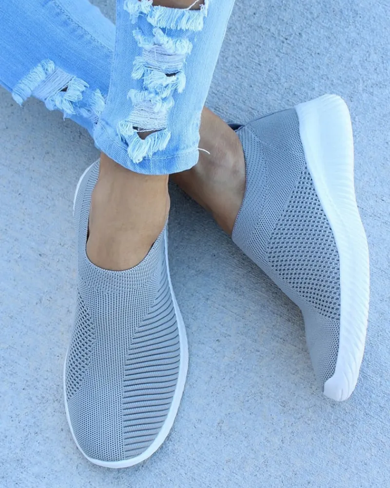 Ellis Casual Slip-on Sneakers | Comfy Lichtgewicht dames instap-sneakers