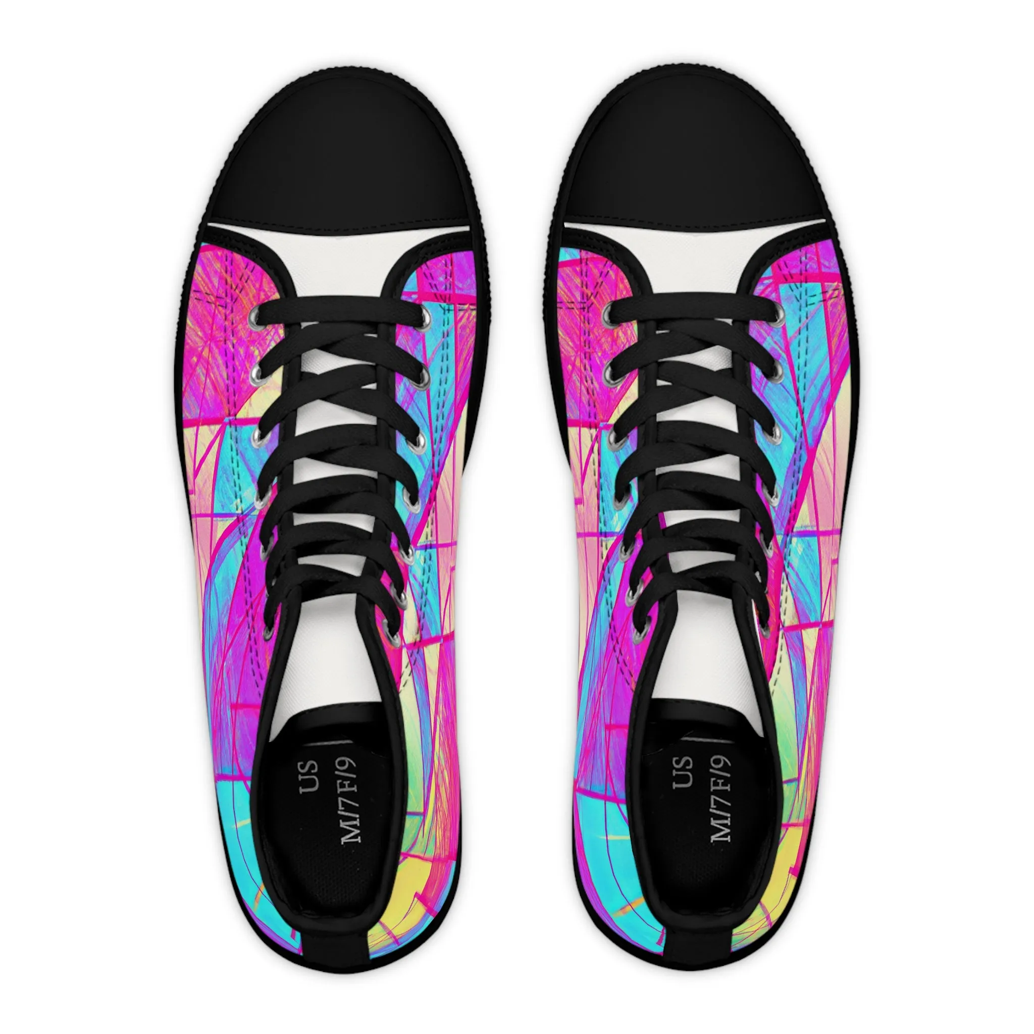 Fashionista Flossy. - high top