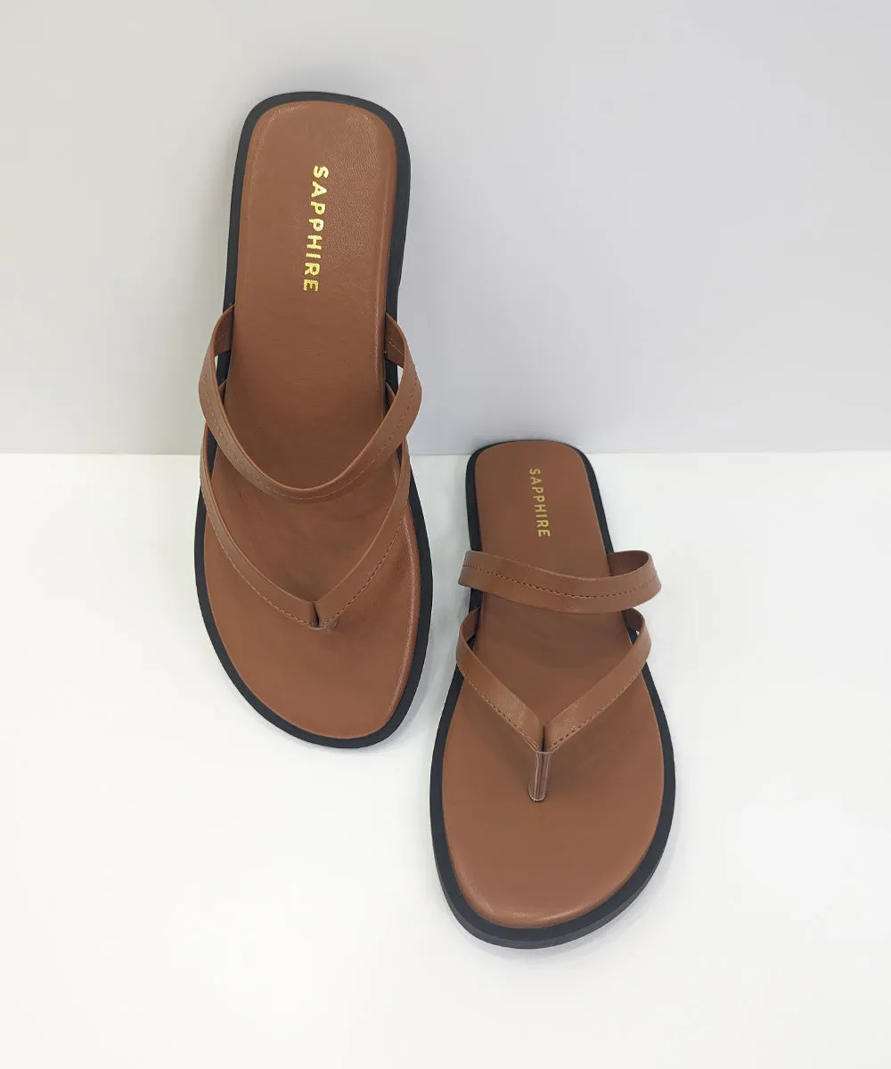 Faux Leather Flats