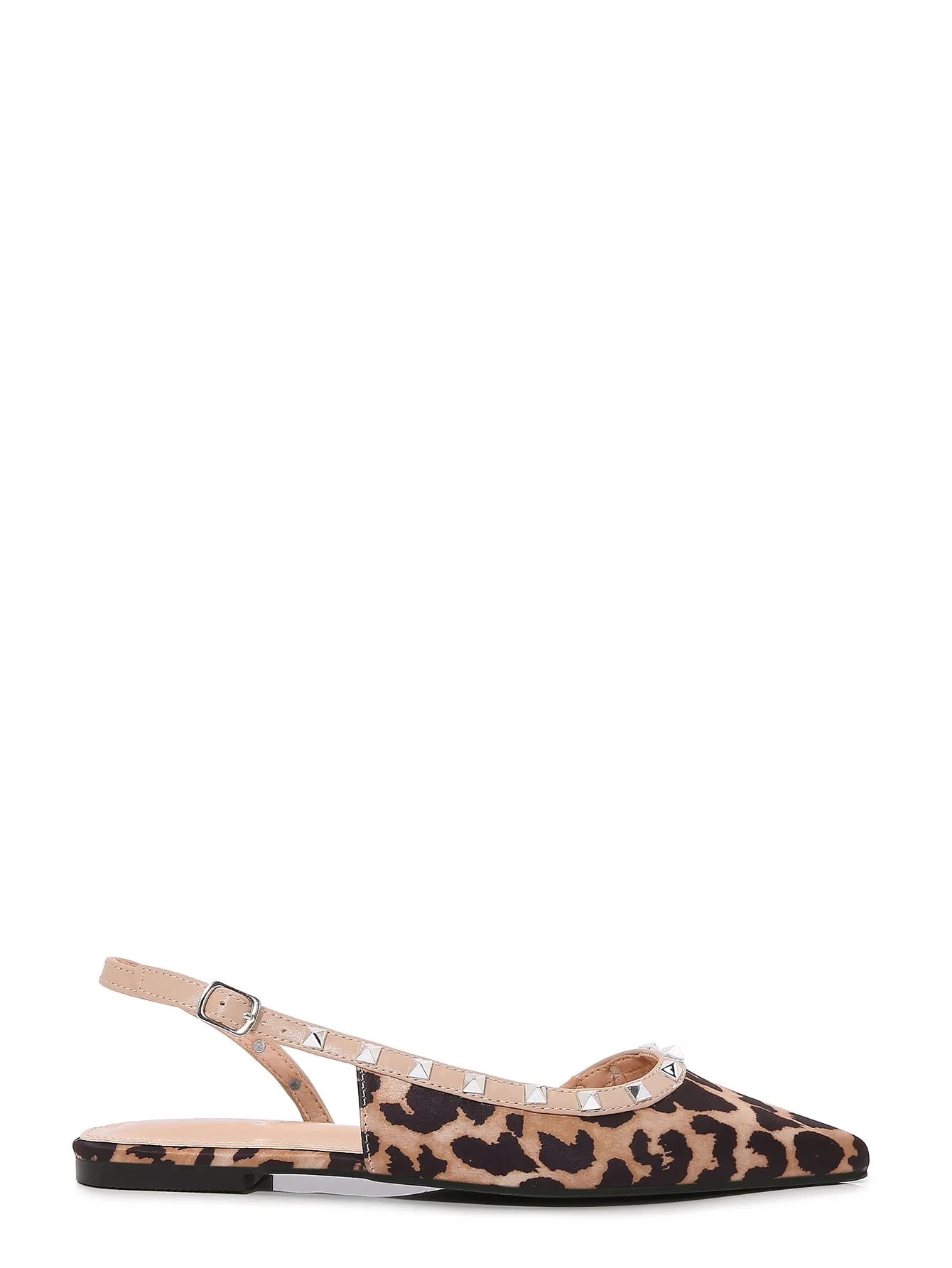 FINAL SALE!! Coco Leopard Studded Flats