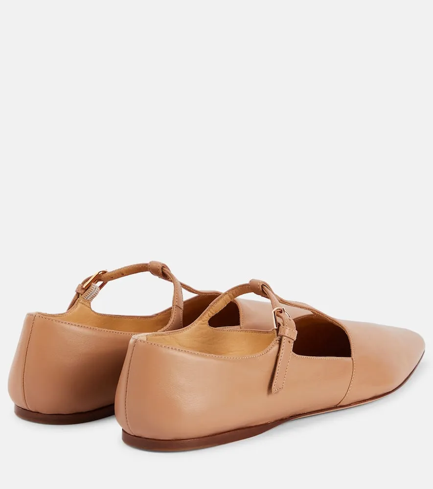 Gabriela Hearst Lola leather ballet flats