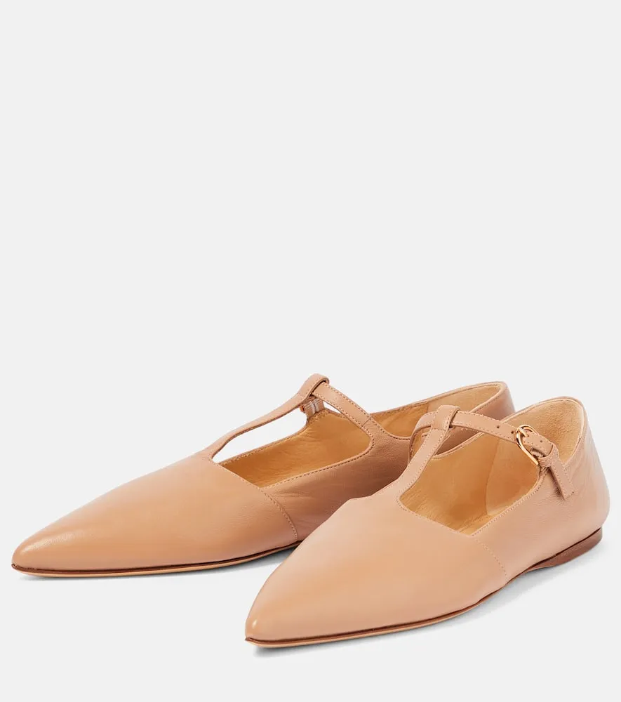 Gabriela Hearst Lola leather ballet flats