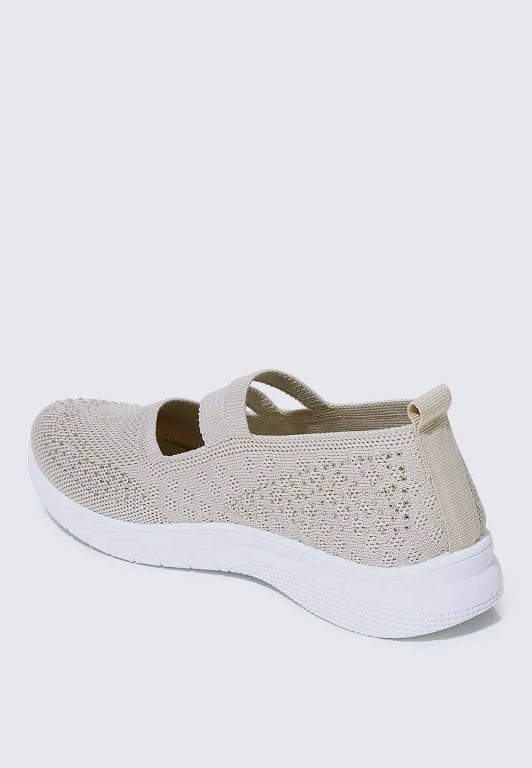 Gentle Walk Comfy Sneakers In Nude