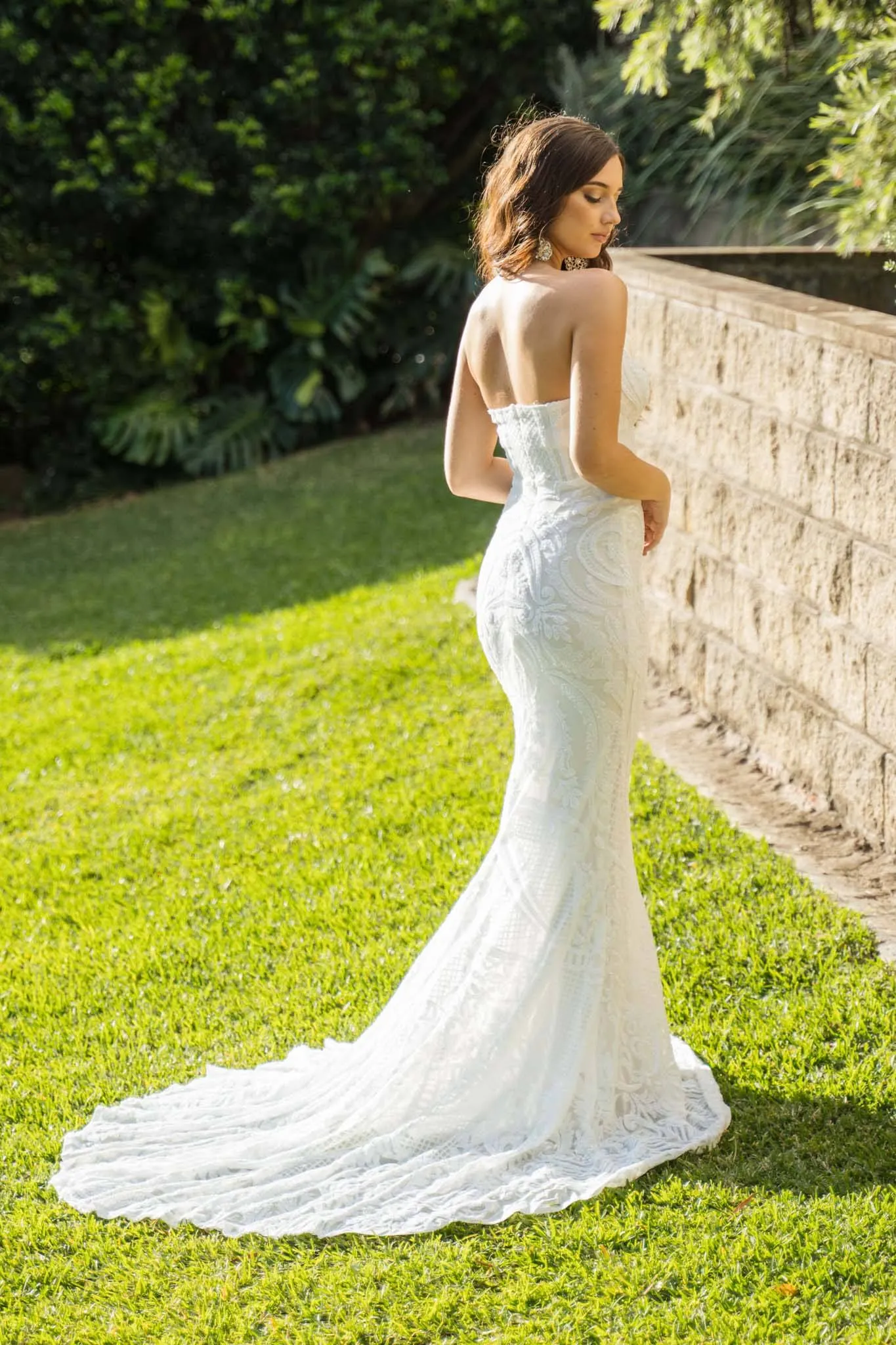 Gianna Gown - White/White