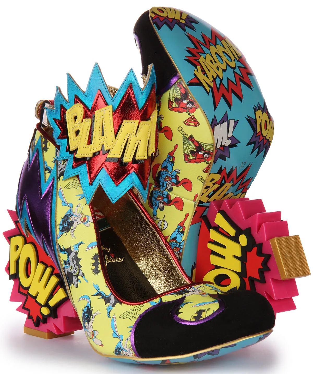 Irregular Choice Kaboom In Batman X Wonderwoman