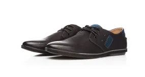 Men's Casual Lace-up Black Shoes | Men Flats Business Shoes
