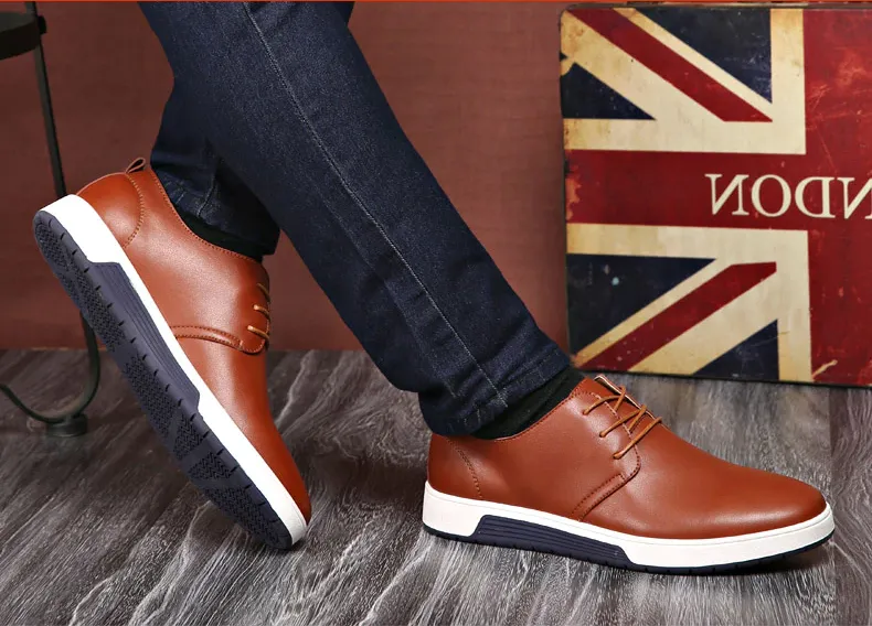 Men's Spring/Summer Leather Soft Flats
