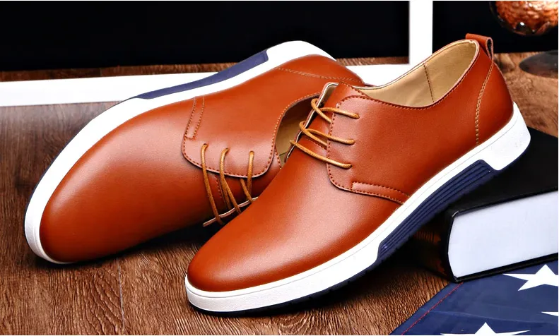 Men's Spring/Summer Leather Soft Flats