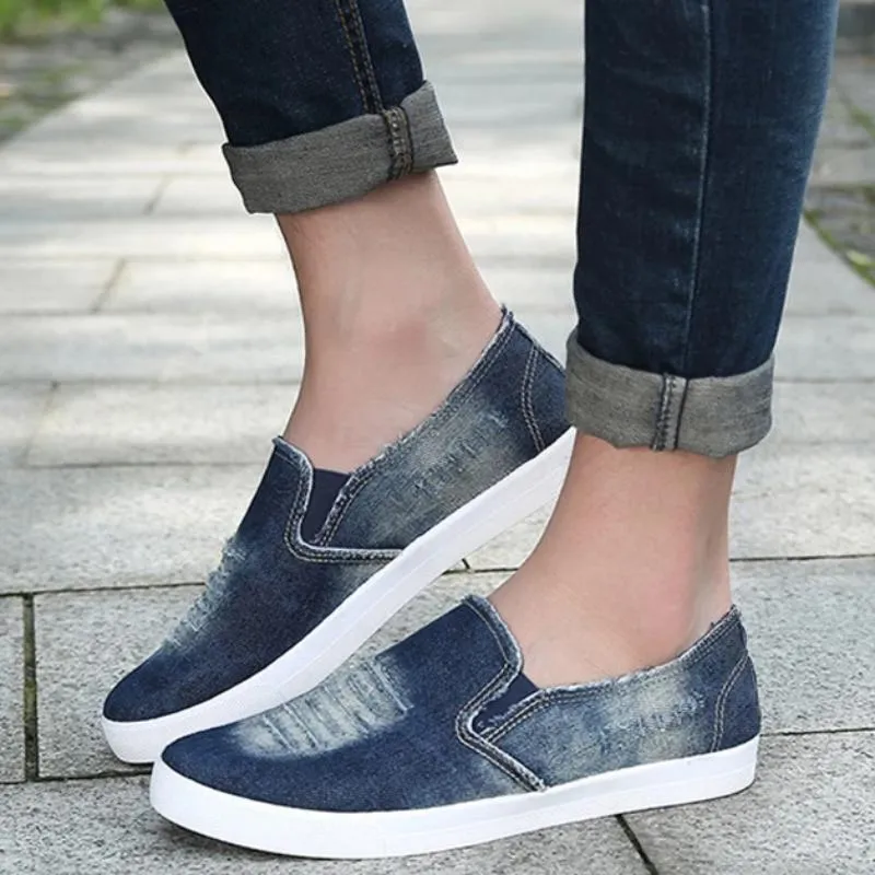 Men's Summer Casual Breathable Denim Flats