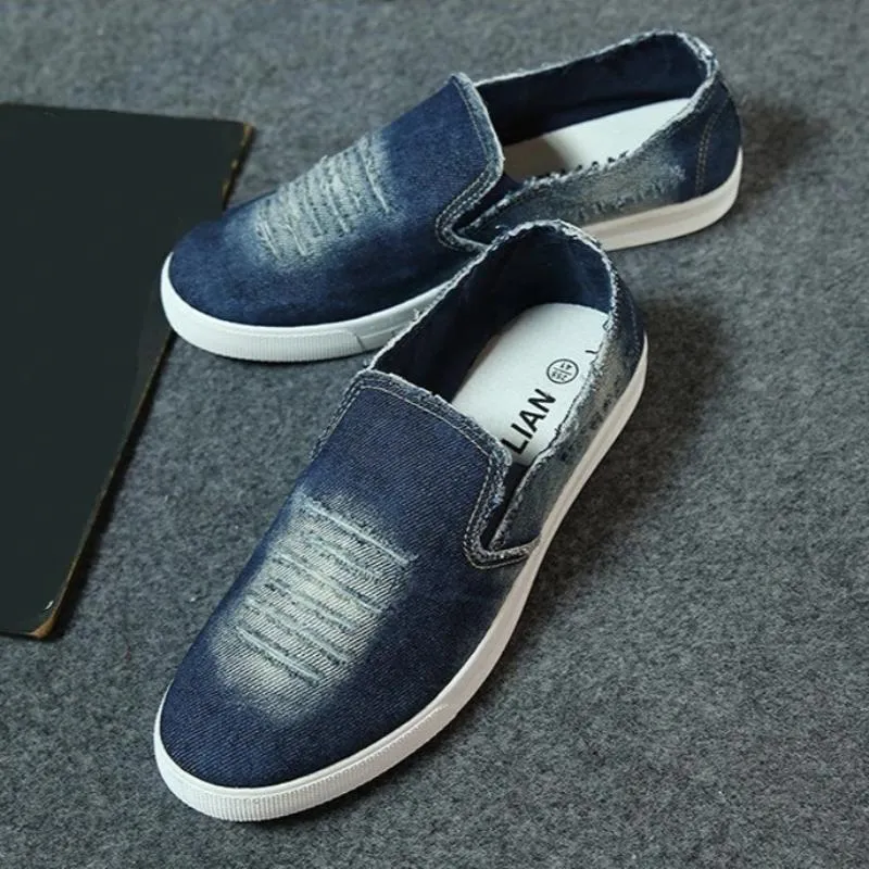 Men's Summer Casual Breathable Denim Flats