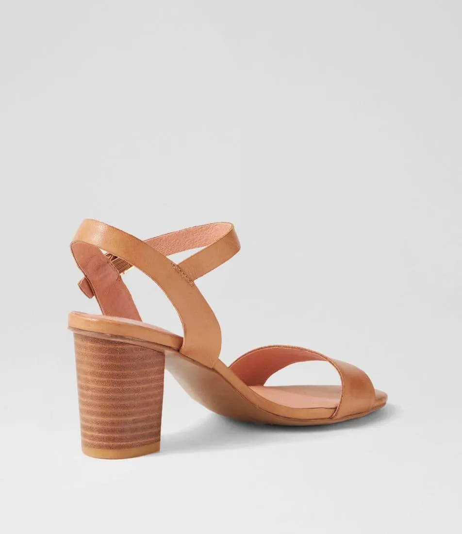 Mollini Lipber Leather Sandals - Dark Tan