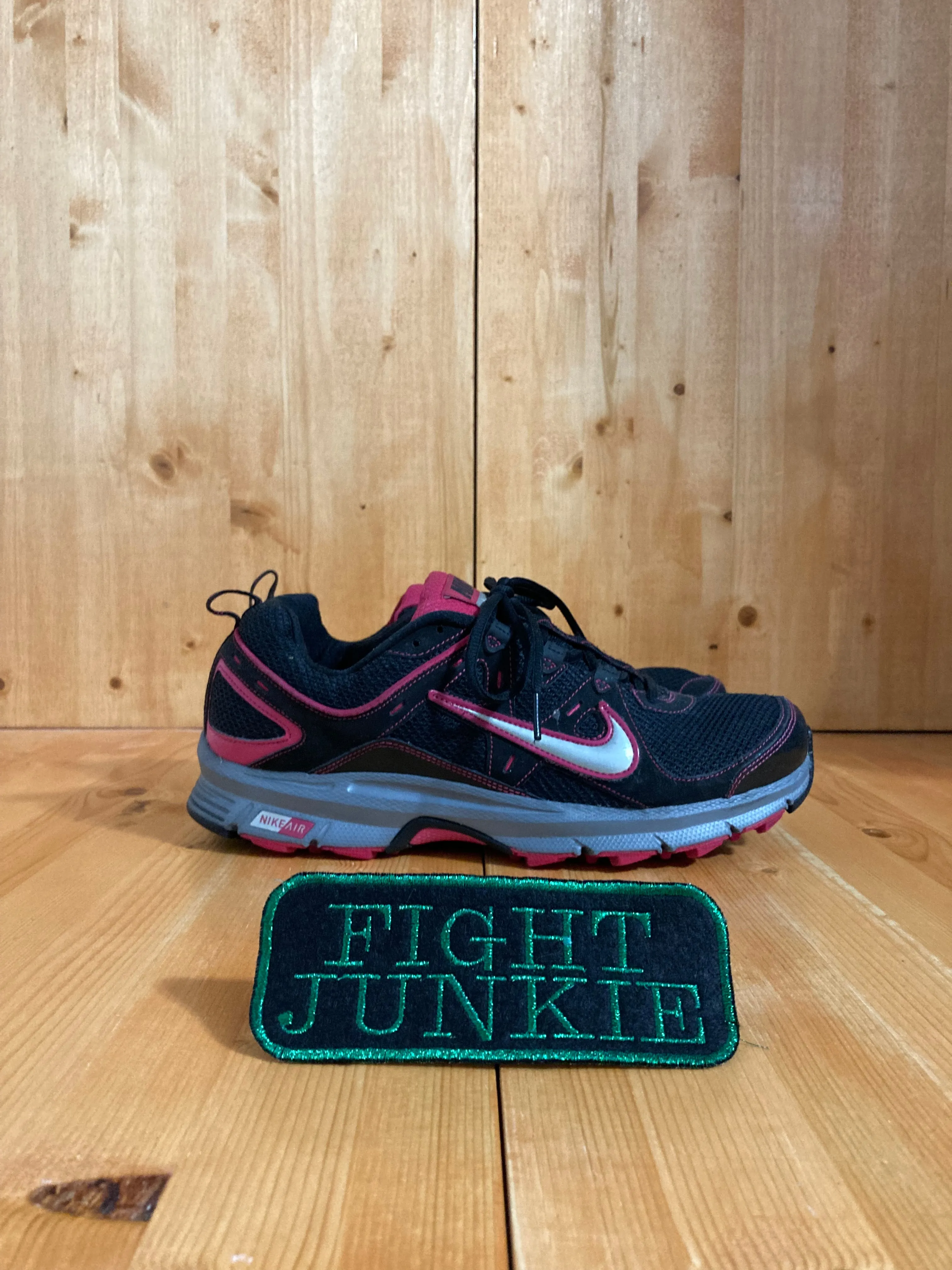 NIKE AIR ALVORD 9 Women's Size 12 Trail Hiking Shoes Sneakers Black & Pink 443848-001