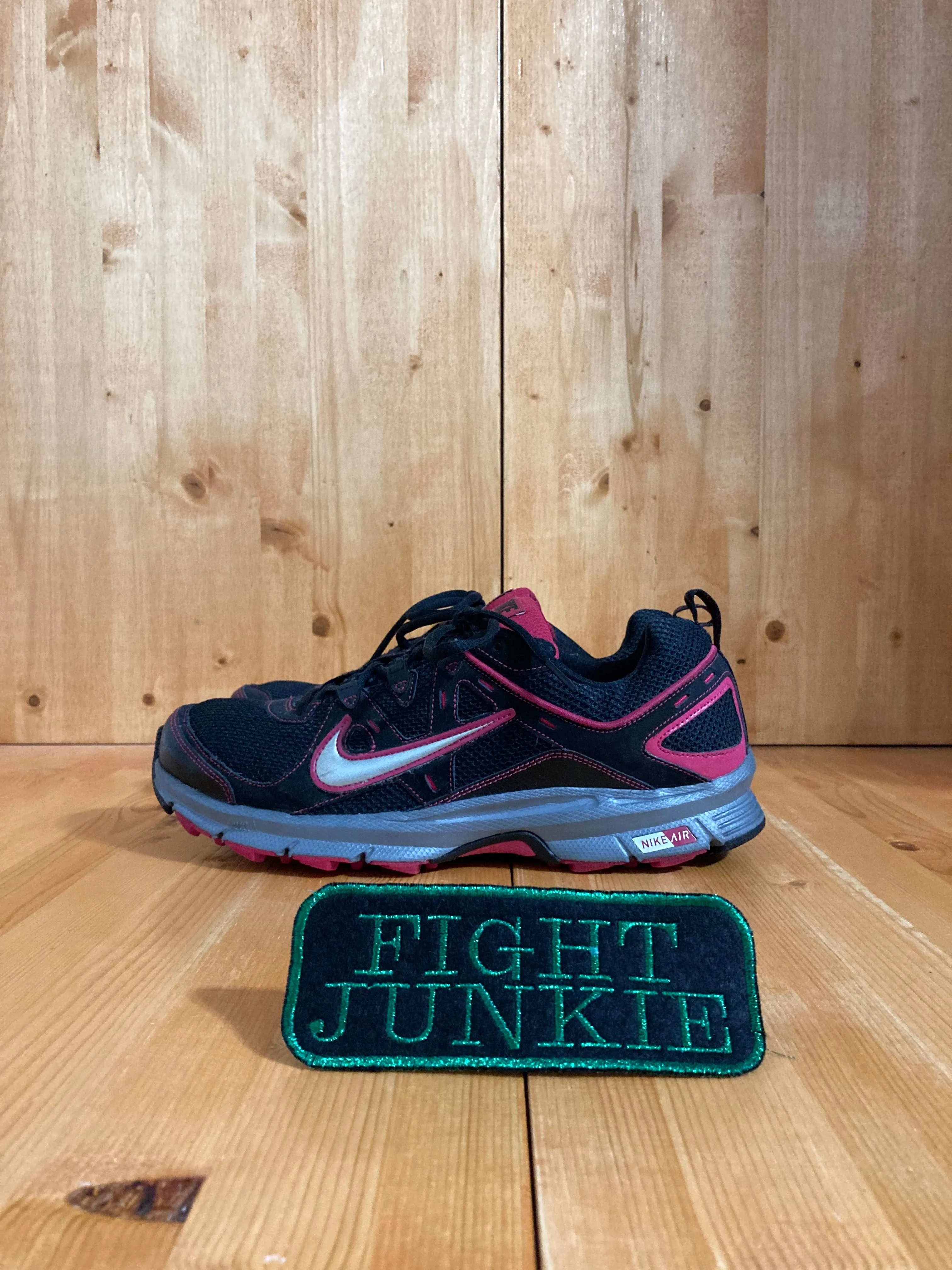 NIKE AIR ALVORD 9 Women's Size 12 Trail Hiking Shoes Sneakers Black & Pink 443848-001