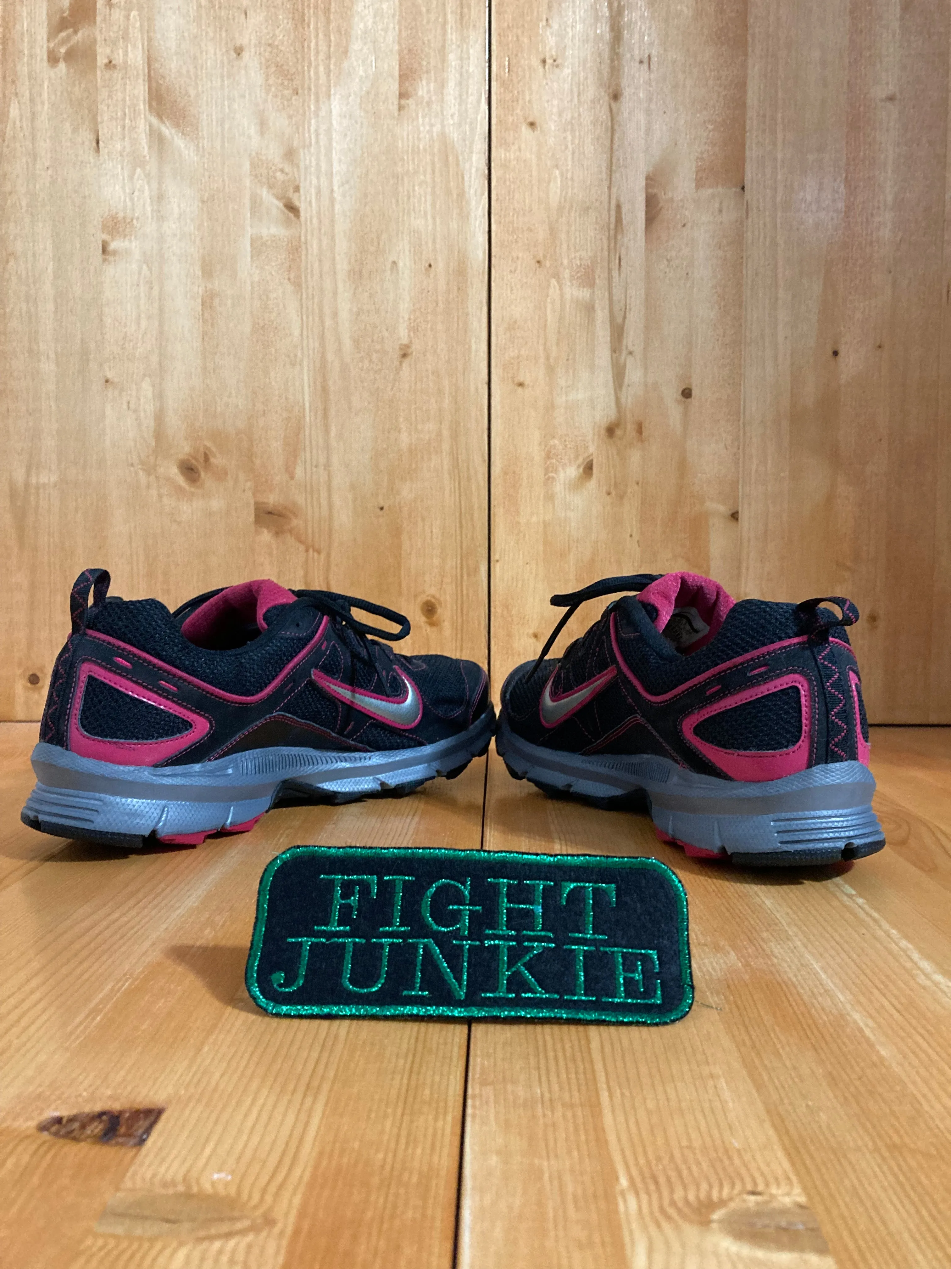 NIKE AIR ALVORD 9 Women's Size 12 Trail Hiking Shoes Sneakers Black & Pink 443848-001