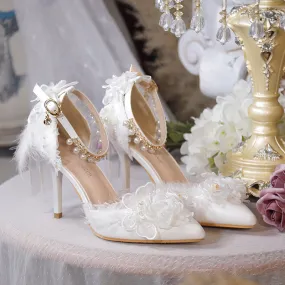 One Night~Pointed Toe Universal Thin Heel Lolita Shoes