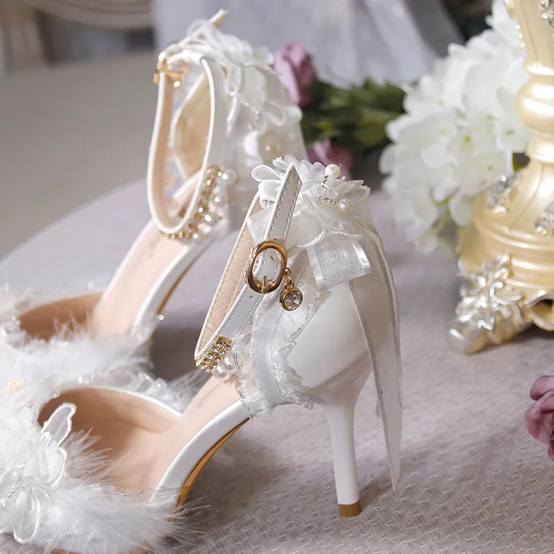 One Night~Pointed Toe Universal Thin Heel Lolita Shoes