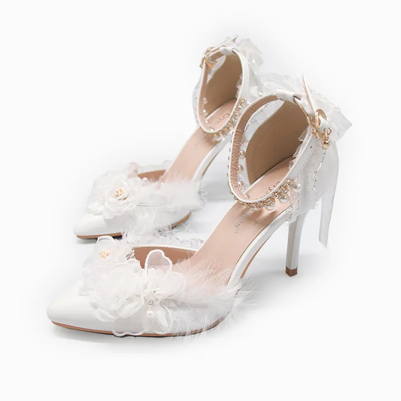 One Night~Pointed Toe Universal Thin Heel Lolita Shoes