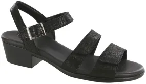 SAS Savanna Heel Strap Sandal - Web Black