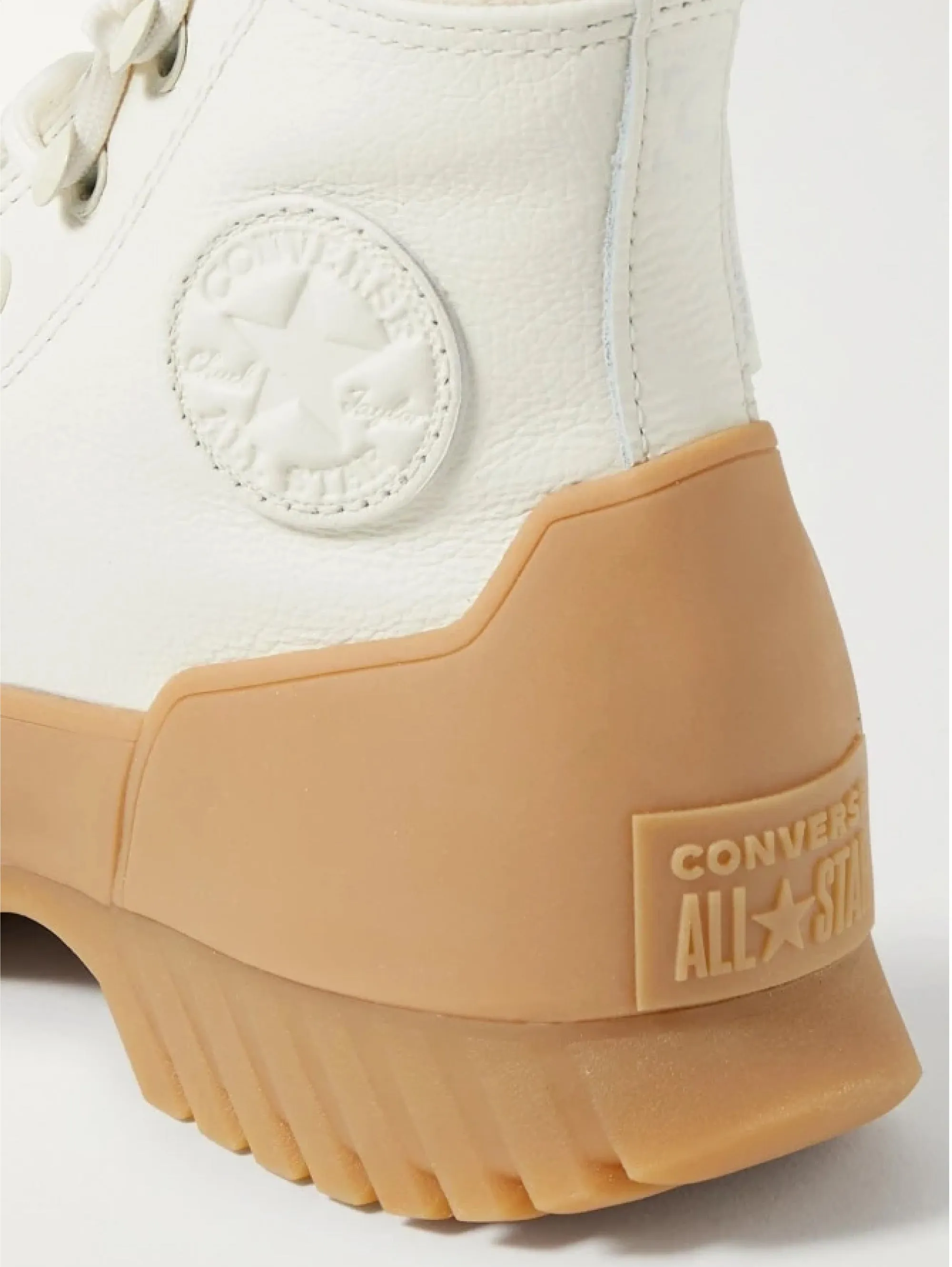 Sneakers in Pelle Waterproof Beige