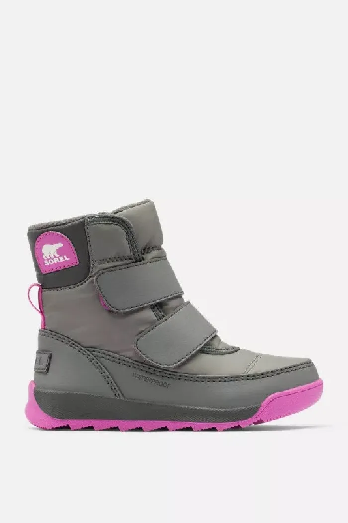 Sorel Children's Bright Lavendar & Collegiate Navy Whitney II Strap WP