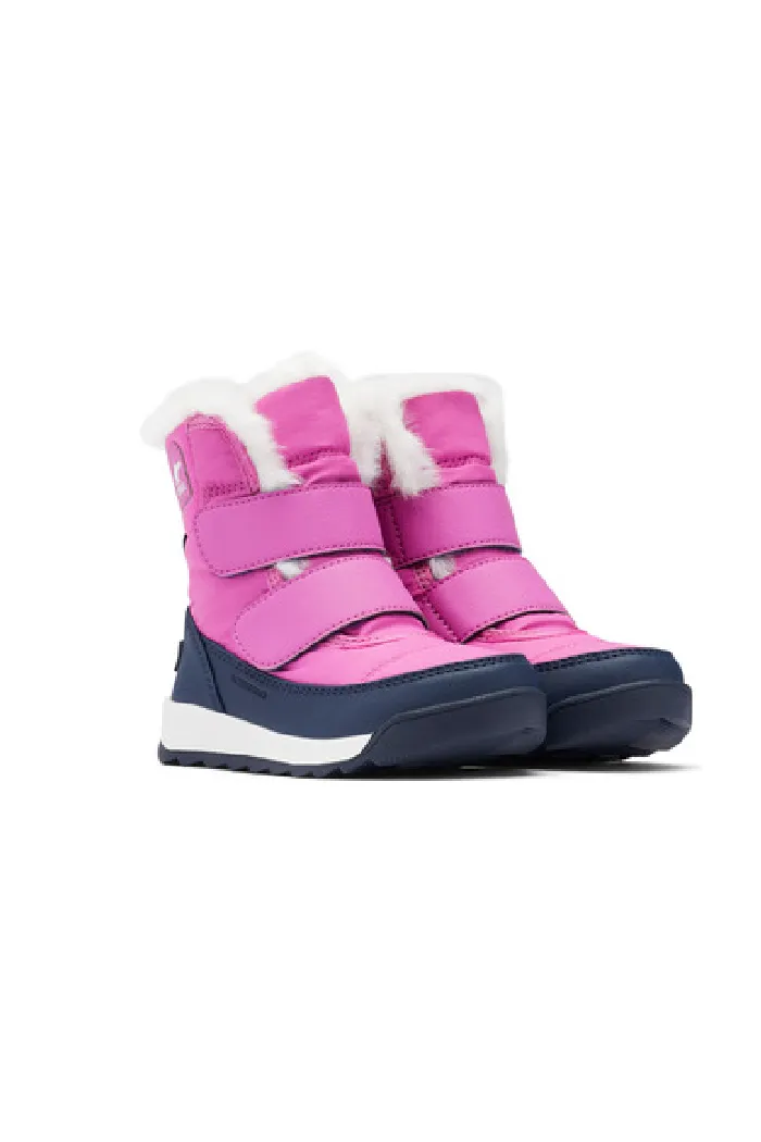Sorel Children's Bright Lavendar & Collegiate Navy Whitney II Strap WP