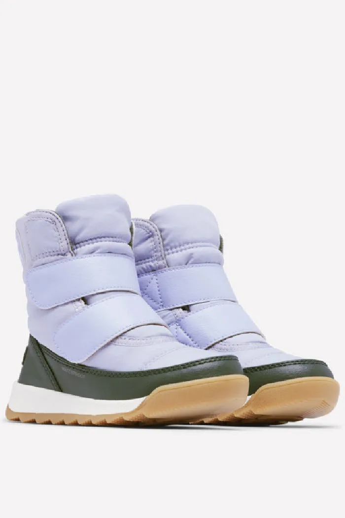 Sorel Children's Bright Lavendar & Collegiate Navy Whitney II Strap WP