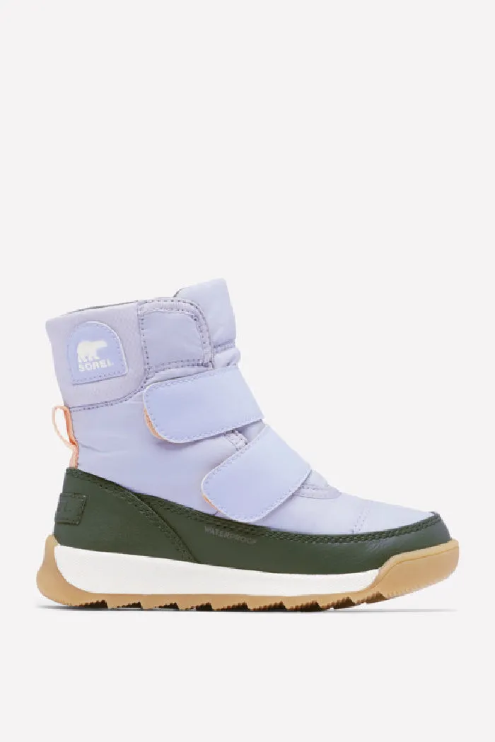 Sorel Children's Bright Lavendar & Collegiate Navy Whitney II Strap WP