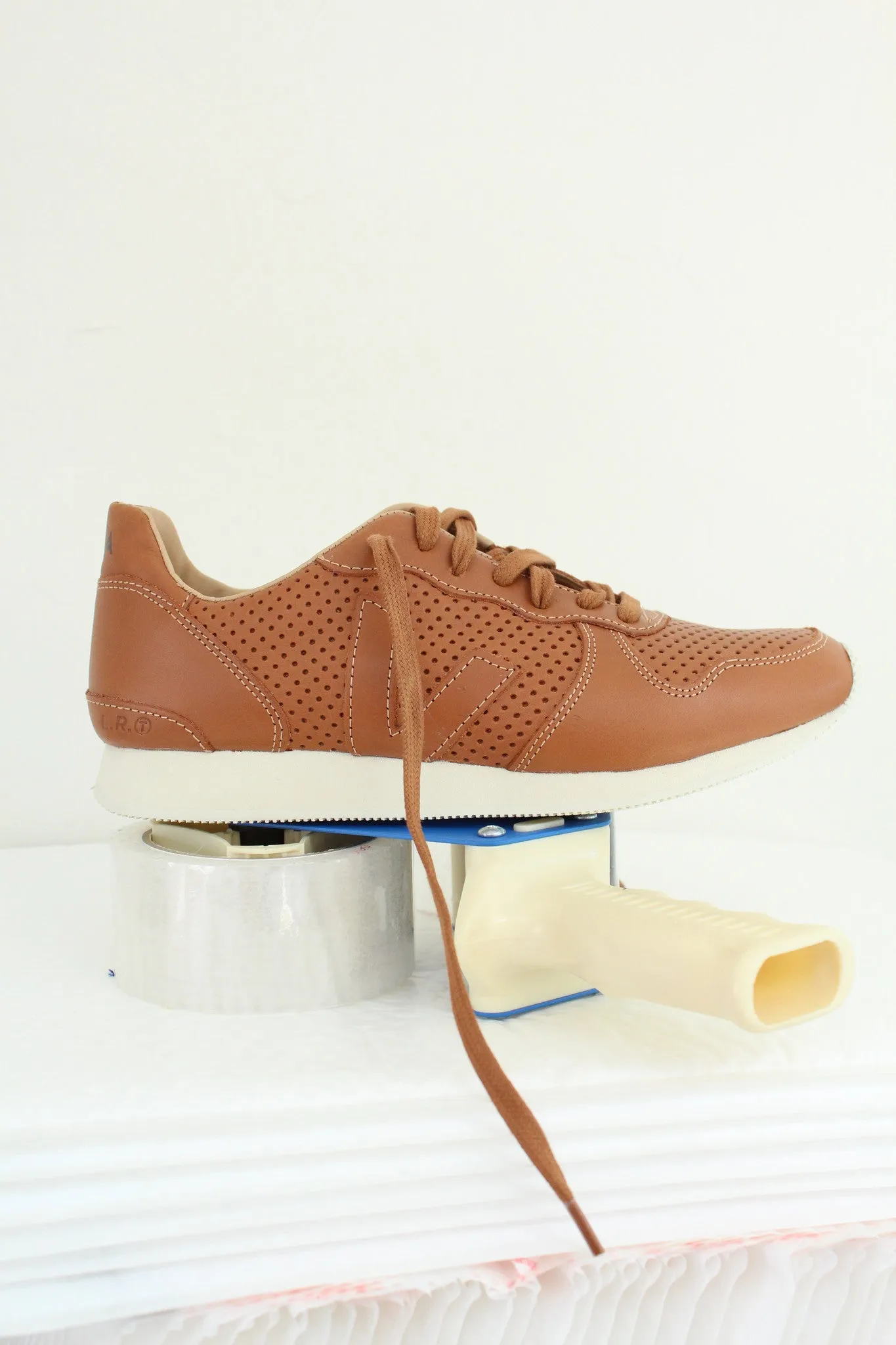 Veja Holiday Low Top Leather Tuile  Perforated Sneaker