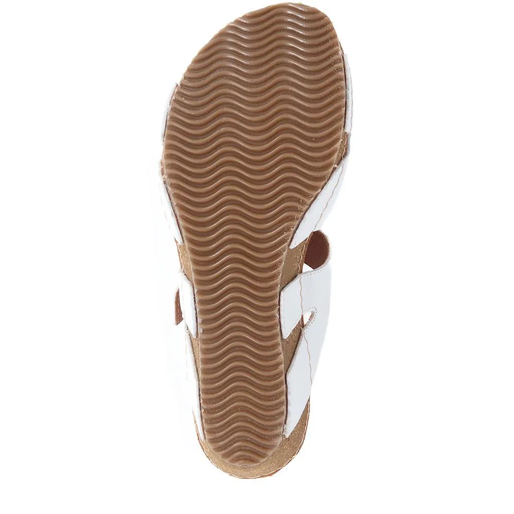 Wedge Heeled Mules  - MUYA39013 / 325 538