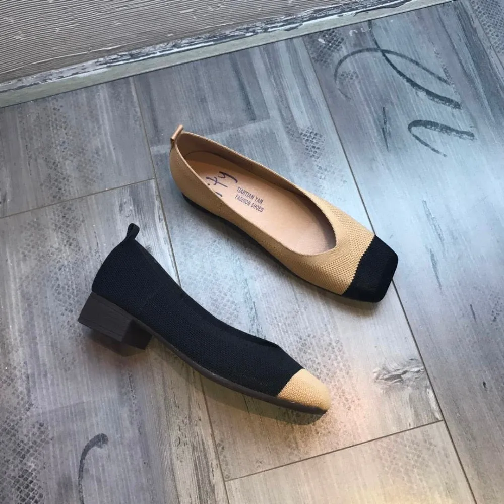 Women's Breathable Knitted Loafers