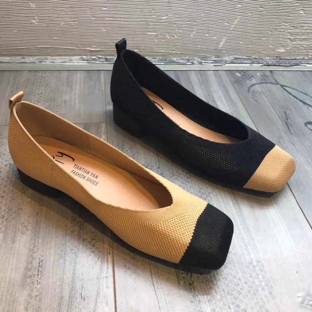 Women's Breathable Knitted Loafers
