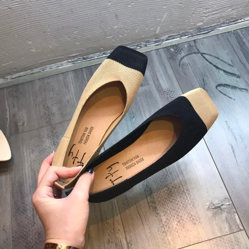 Women's Breathable Knitted Loafers