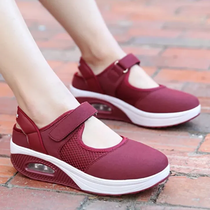 Women's Summer Platform Mesh Breathable Flats