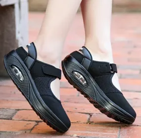 Women's Summer Platform Mesh Breathable Flats